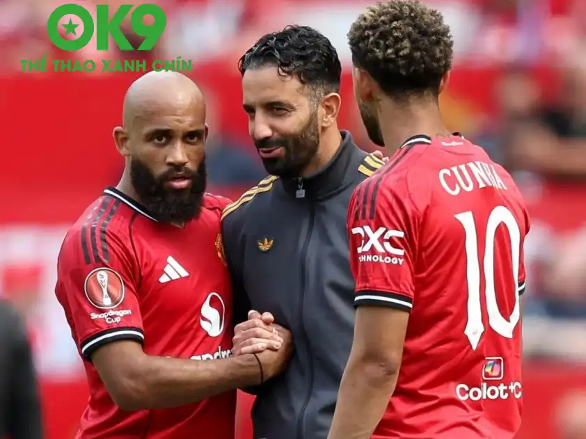 Bộ đôi Mbeumo và Cunha đã giúp ích rất nhiều cho lối chơi mà HLV Ruben Amorim đang xây dựng cho MU (Ảnh: Goal)